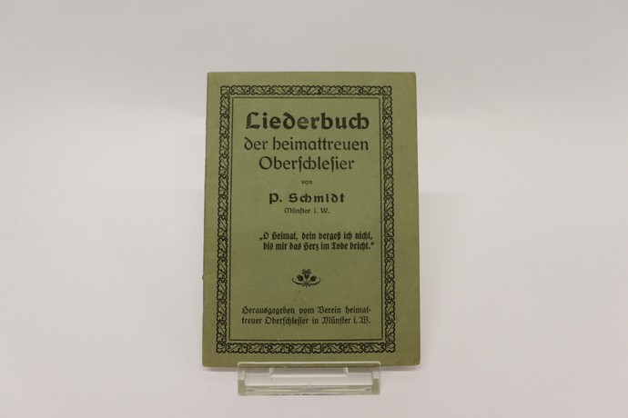 Liederbuch der heimattreuen Oberschlesier. Hrsg. vom Verein der heimattreuen Oberschlesier in Münster in Westfalen