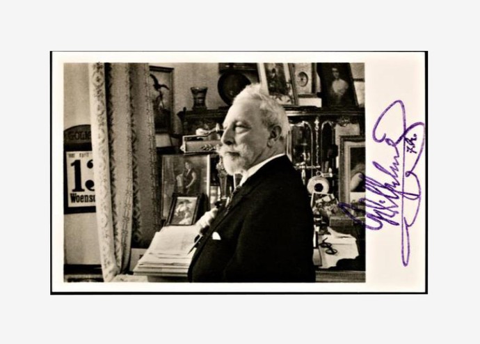 Postkarte mit Foto von Wilhelm II.